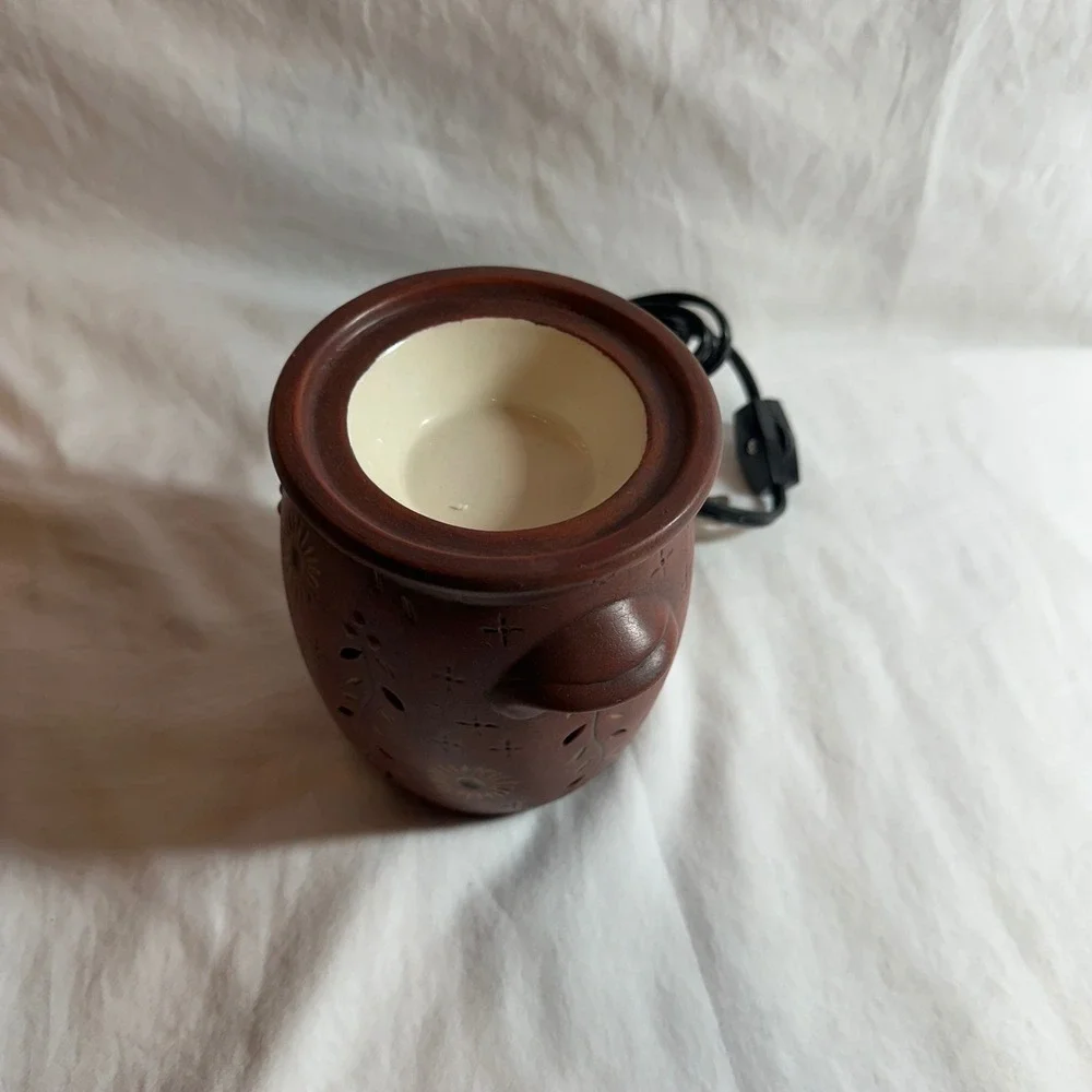 Lang Candles Primitives Electric Melting Pot Brown Excellent Sunflower 0636002